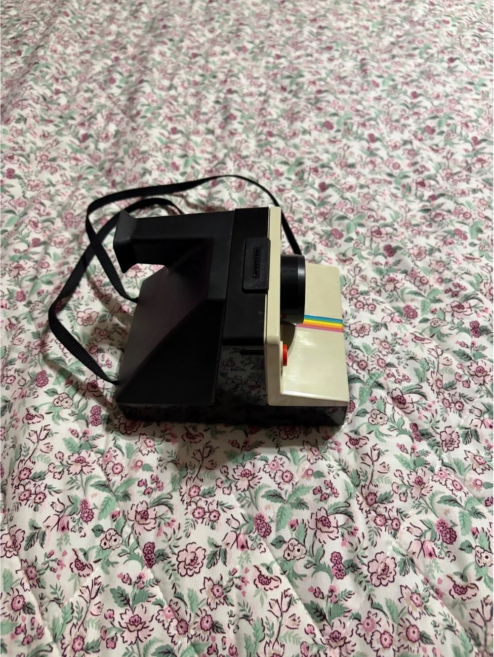 Vintage Polaroid OneStep SX-70 Land Camera Rainbow Stripe Instant Film Untested
